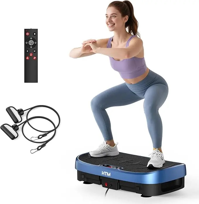 HTM Vibration Plate Fitness Multi-Function Trainer for Home Gym