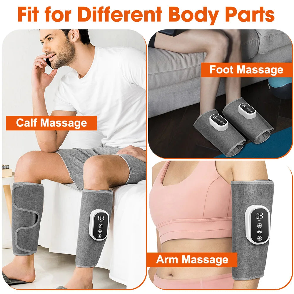 PASTSKY 360 Degree Air Pressure Calf Massager Wireless Leg Relax