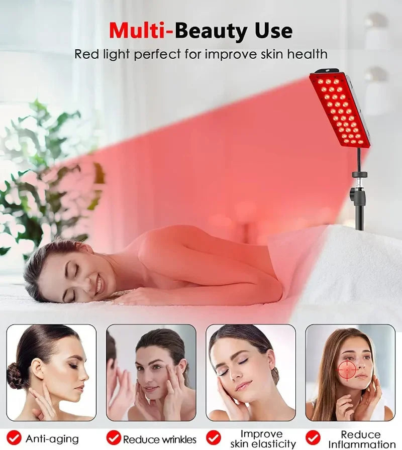Astarexin Red Light Therapy Lamp 660nm 850nm For Pain Relief Skin Rejuvenation