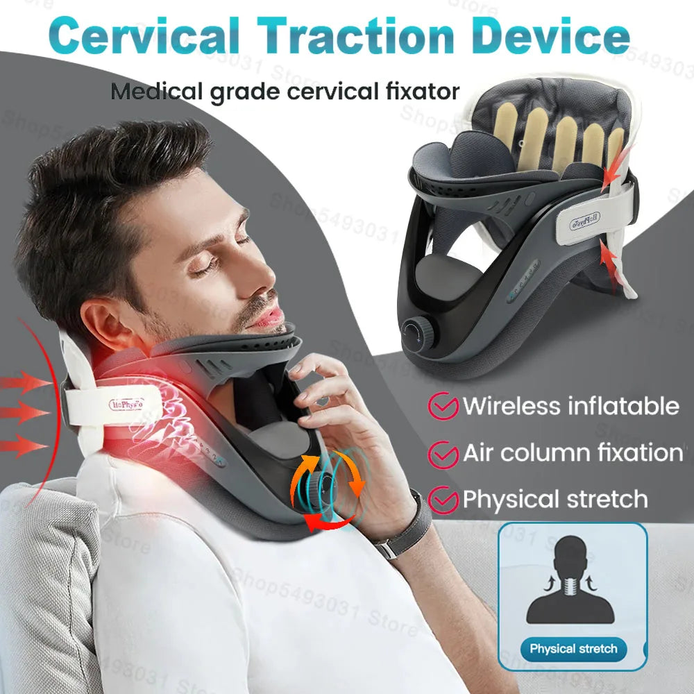 Cervical Neck Traction Device For Home Use
