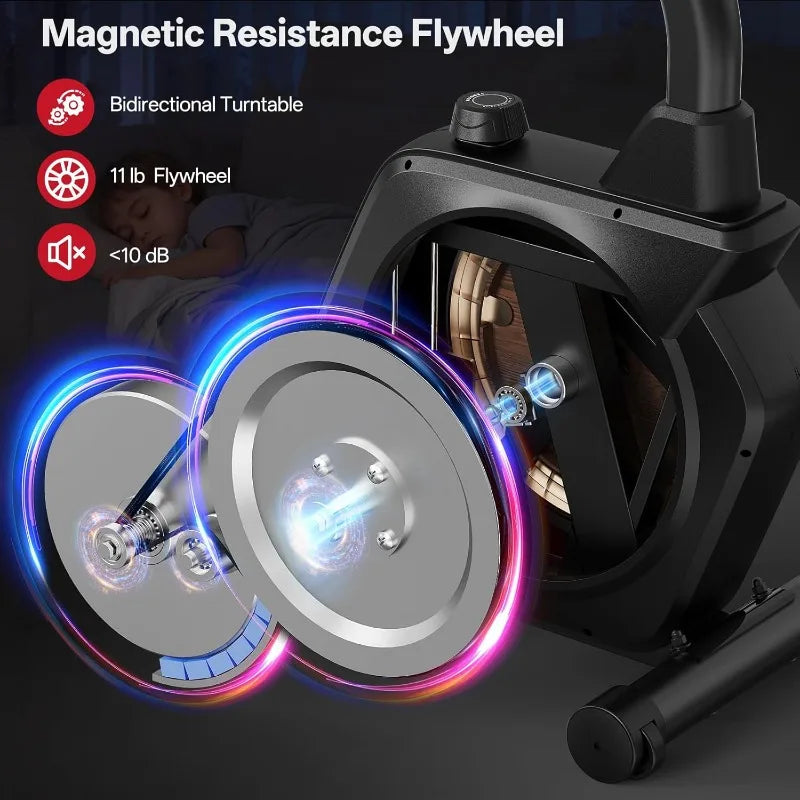 JOROTO Recumbent Exercise Bike for Home Use Magnetic Resistance