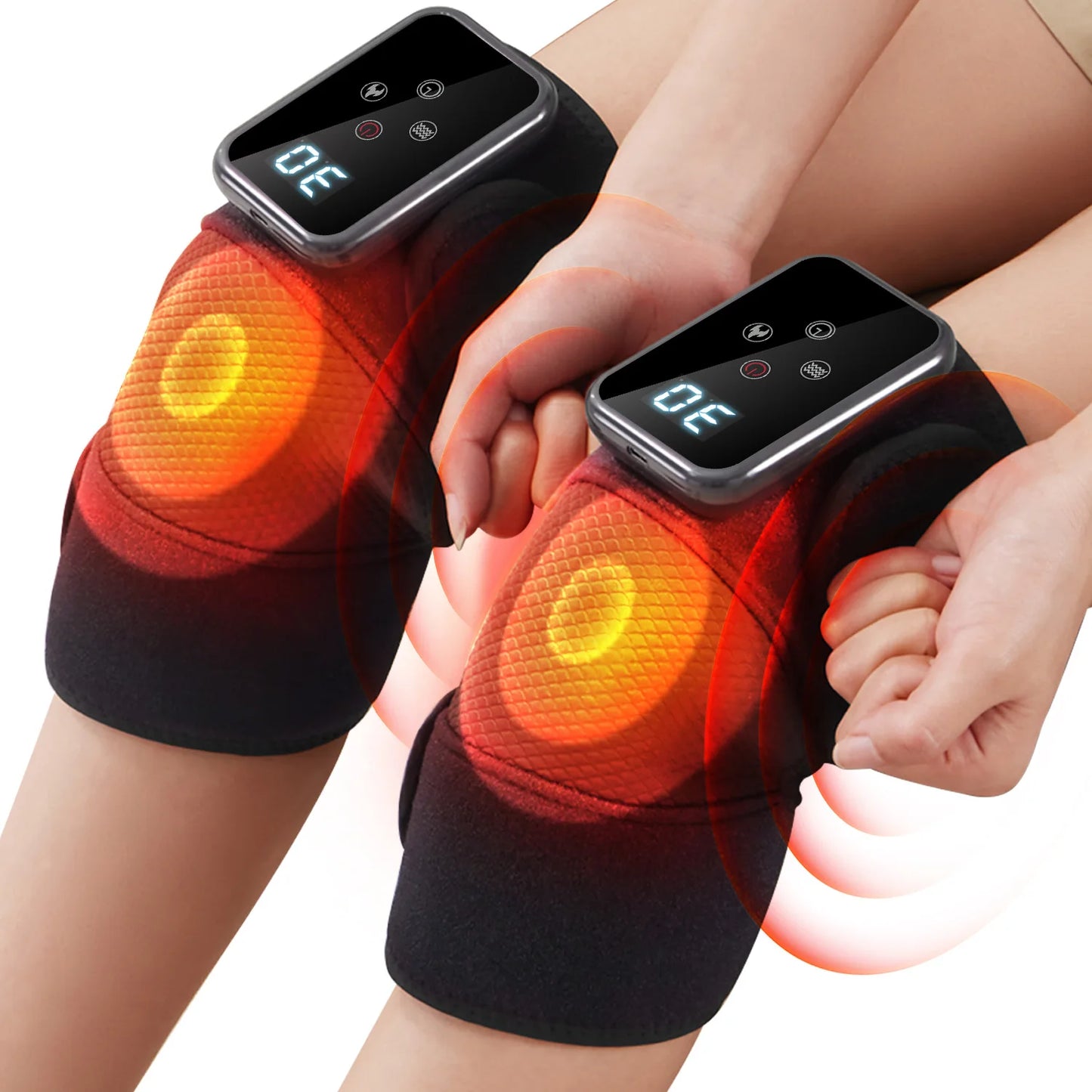 LEERCON Knee Massager With Heat And Vibration For Pain Relief