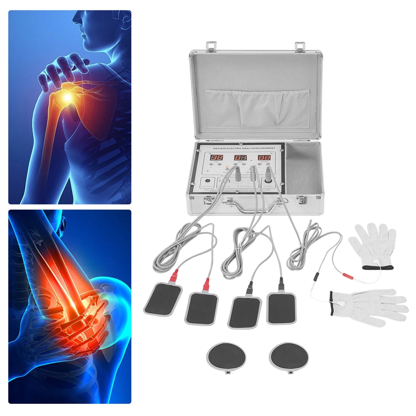 Bymaocar Bioelectric Massager Machine With Pulse Meridian Massage 10 Modes