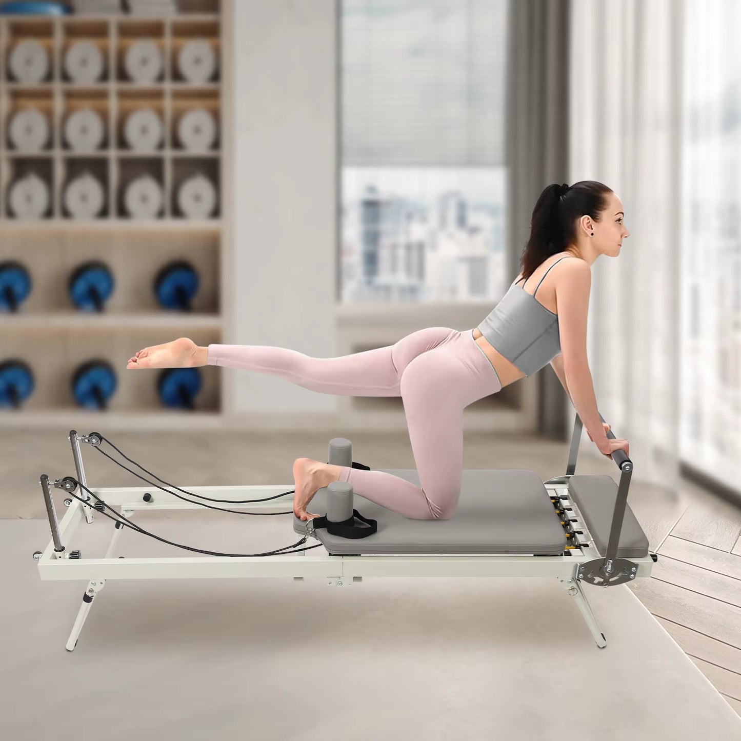 Pilates Rollaway Bed and Performer Machine for Yoga and Fitness