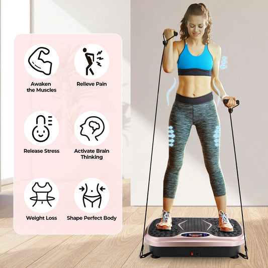 Homfa Vibration Plate Exercise Machine Full-Body Workout