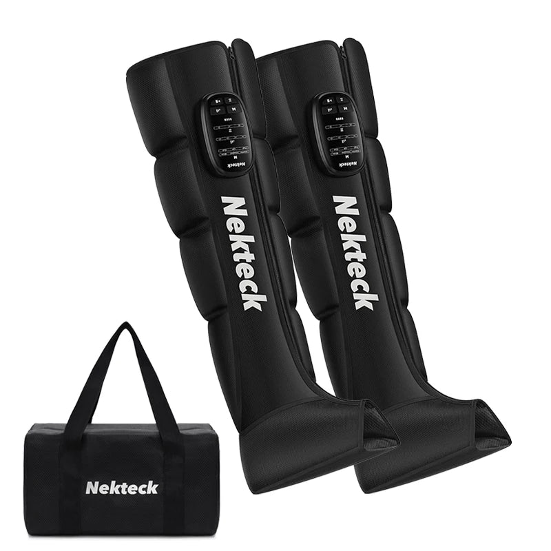 Nekteck Cordless Air Pressure Leg Massager Boots for Calf Kneading