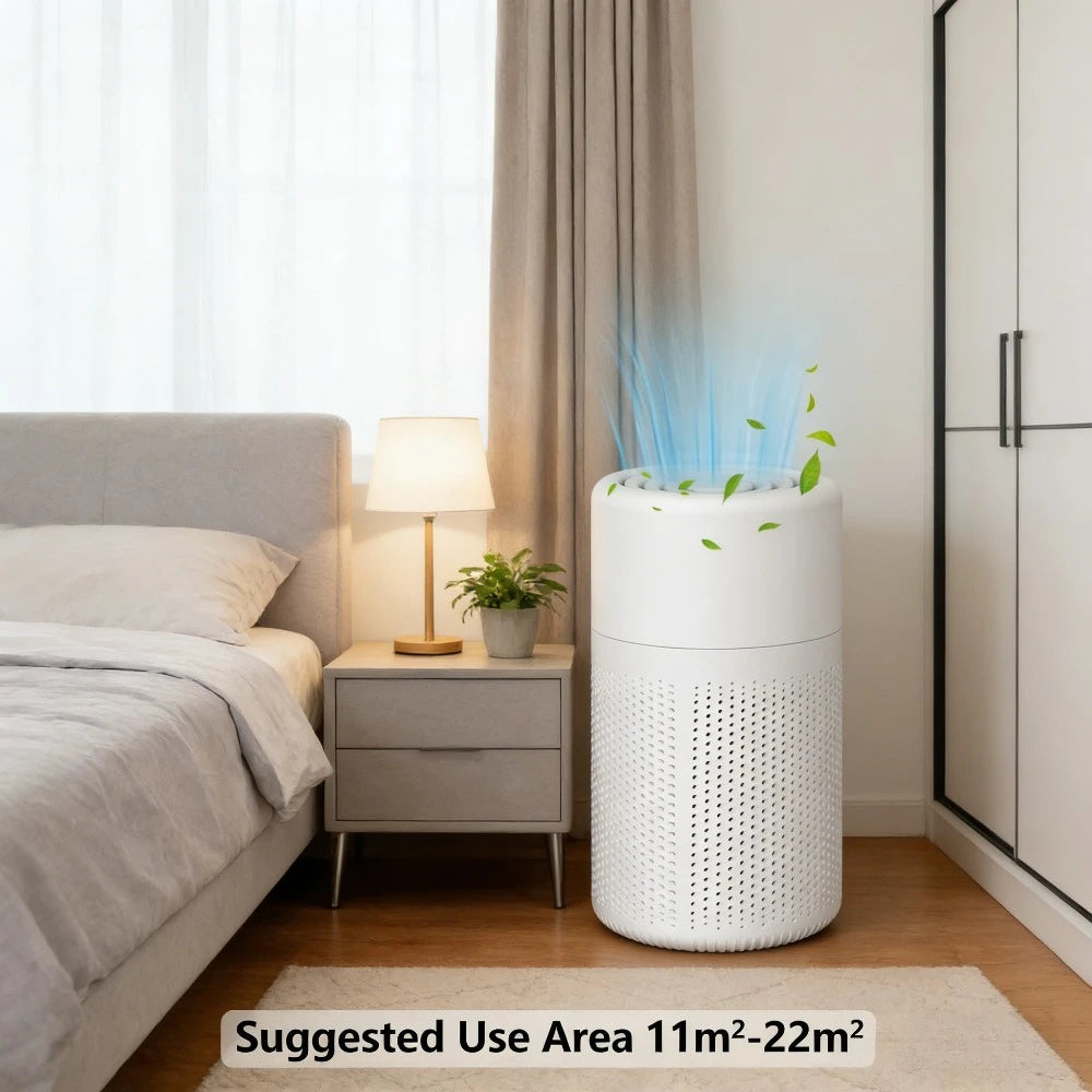 Air Purifier With HEPA Filter Activated Carbon And Aromatherapy