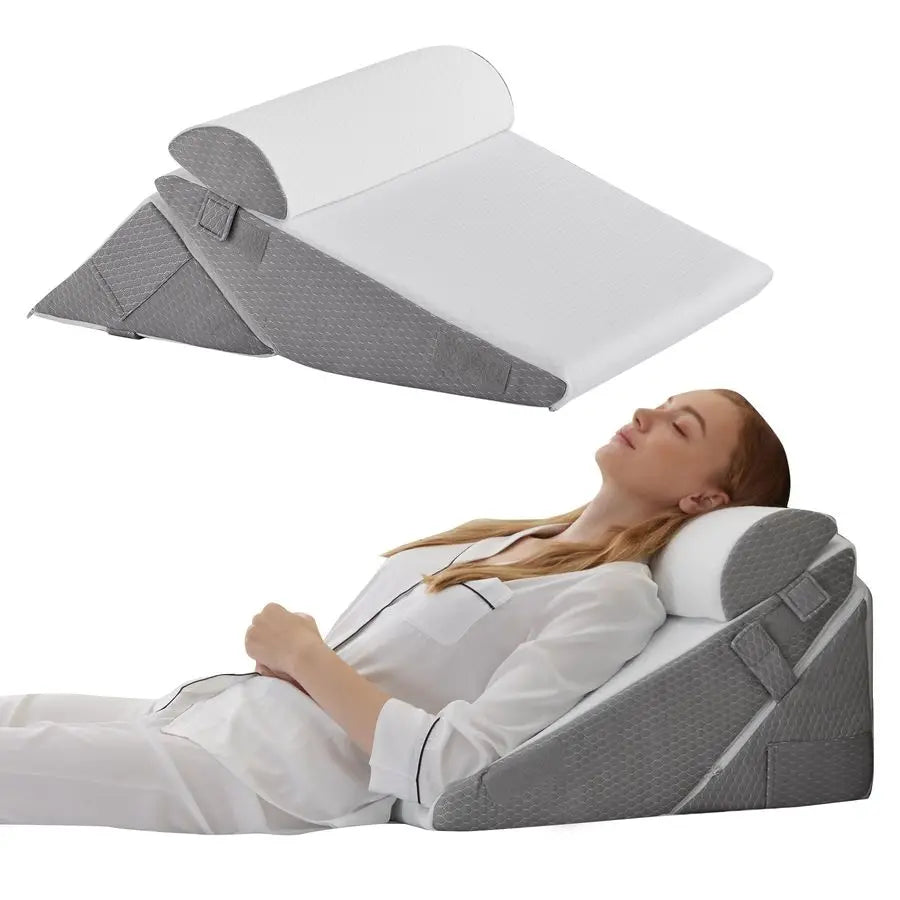 Orthopedic Wedge Pillow Set For After Surgery And Reflux Relief