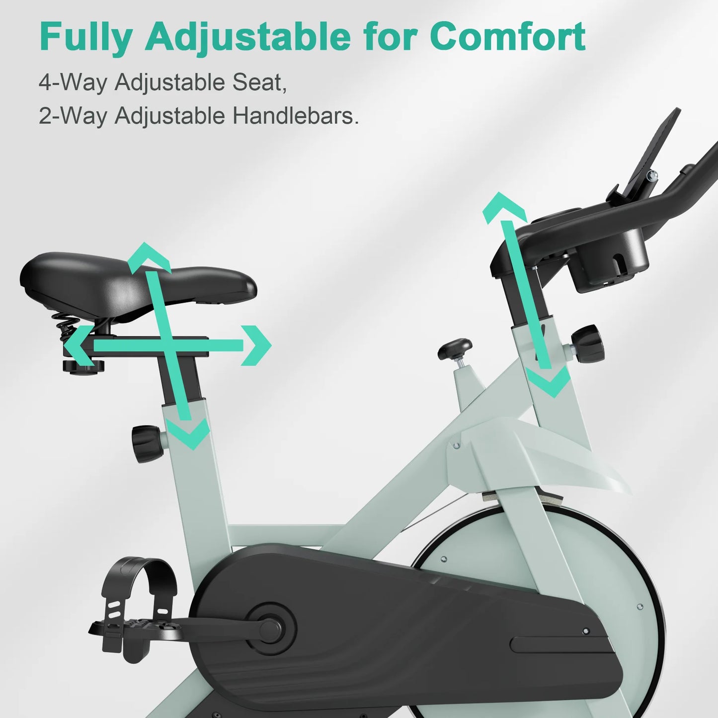 Superun Exercise Bike With 32-Level Magnetic Resistance For Home Use