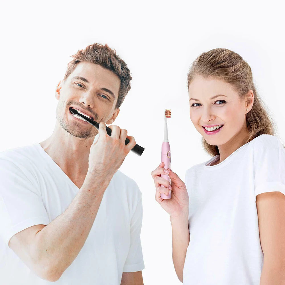 Fairywill Sonic Electric Toothbrush D7 Set With USB Charger