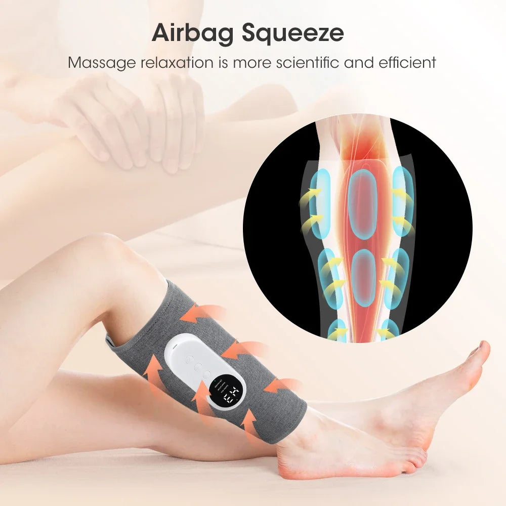 360 Degree Leg Massager With Air Compression And Heat Therapy