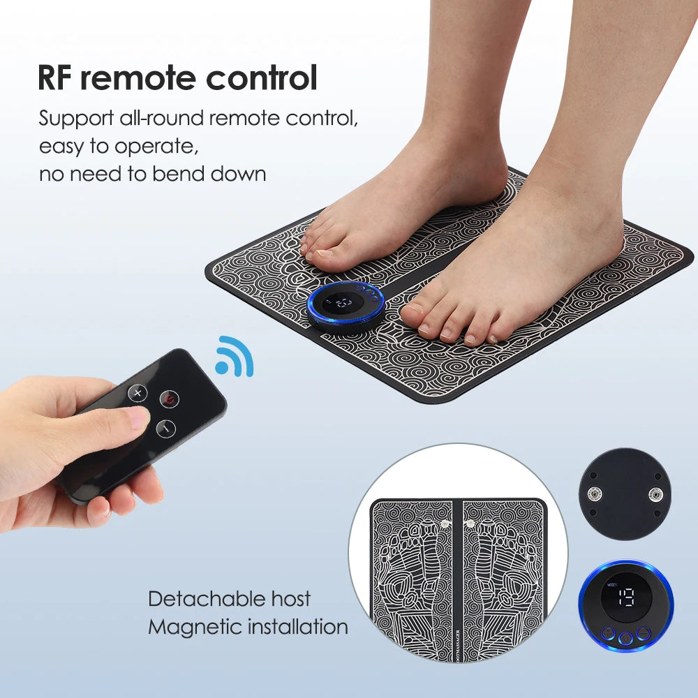 Agdoad Smart Foot Massager EMS With 8 Modes 19 Levels