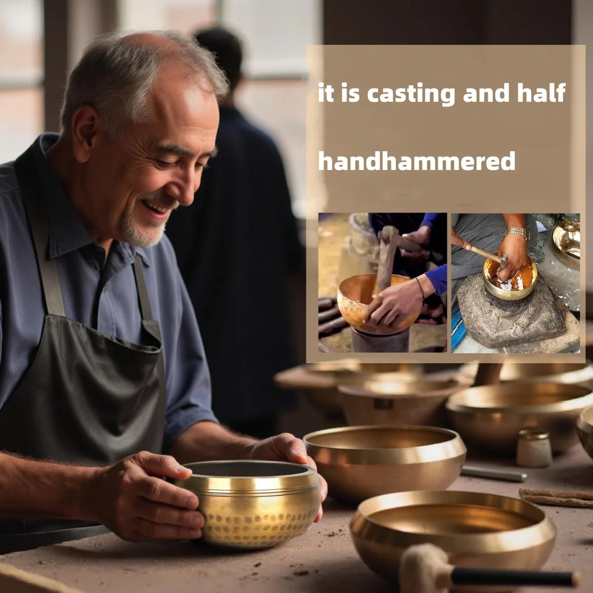 Miwayer Tibetan Singing Bowls Set For Meditation And Stress Relief