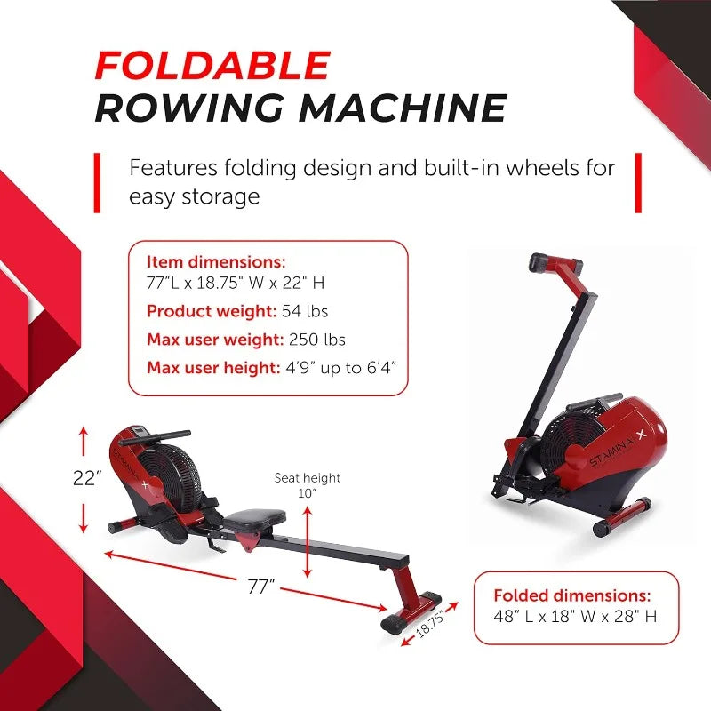 ATS Air Rower With Smart Workout App