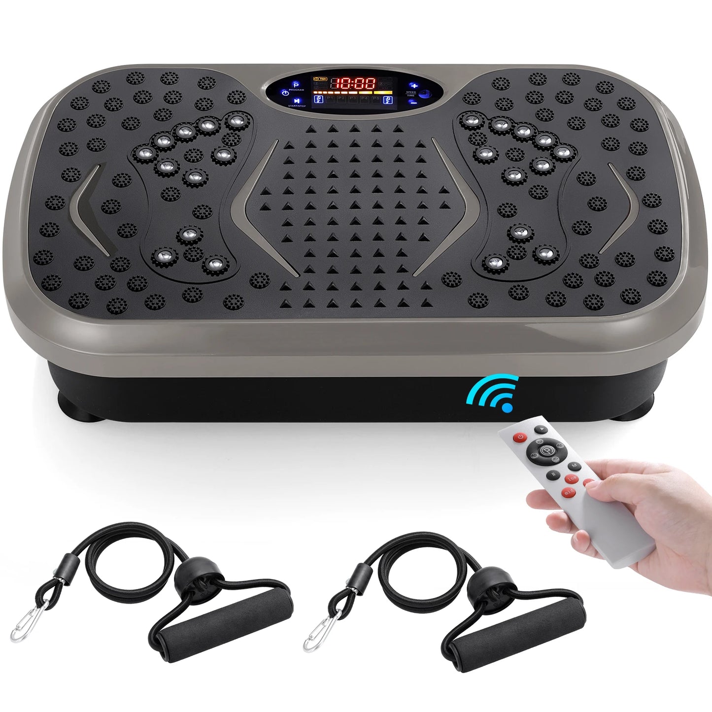 Homfa Vibration Plate Exercise Machine Full-Body Workout