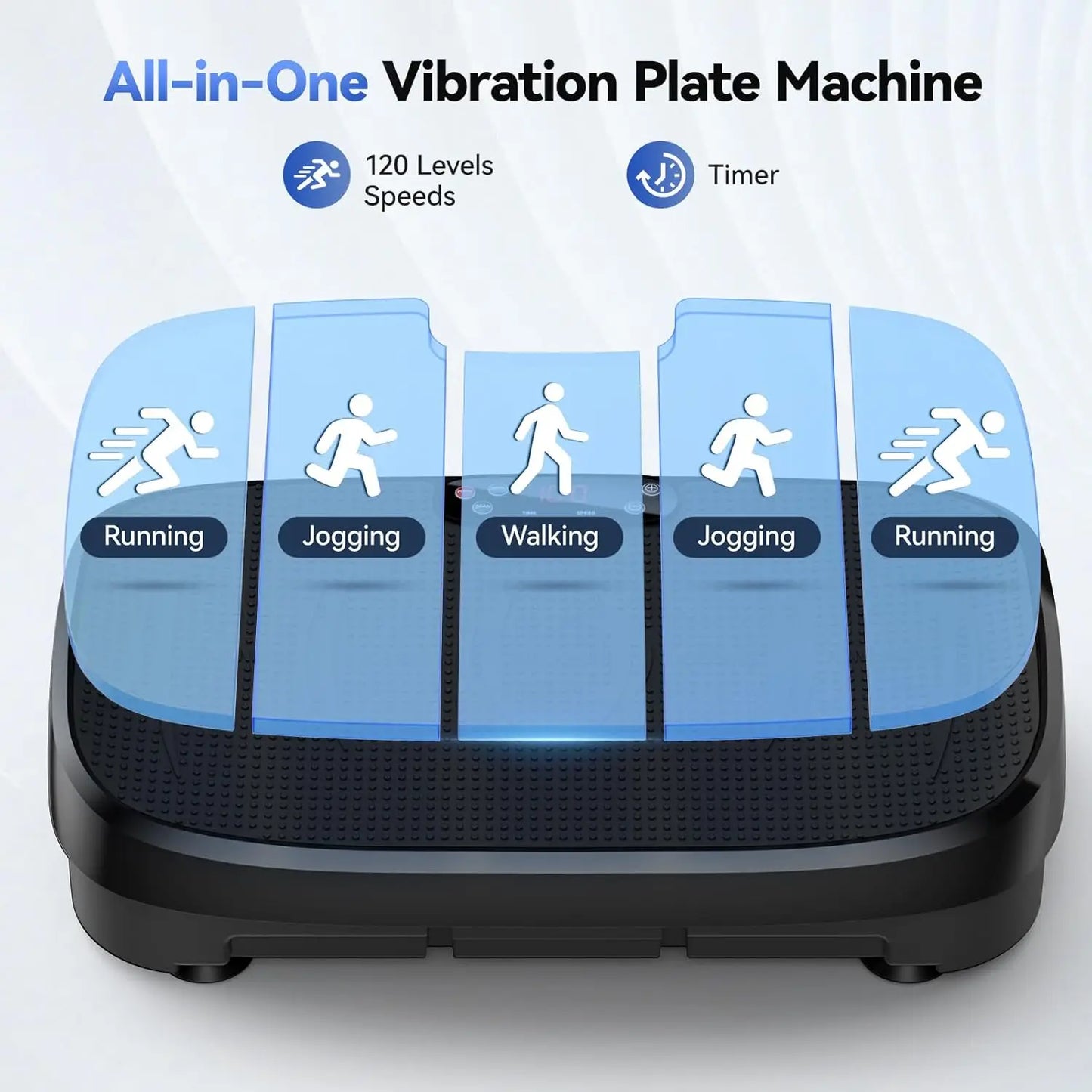 HTM Vibration Plate Fitness Multi-Function Trainer for Home Gym