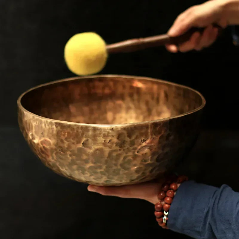 SHXI Tibetan Singing Bowl Set Copper Malang Bowls For Meditation