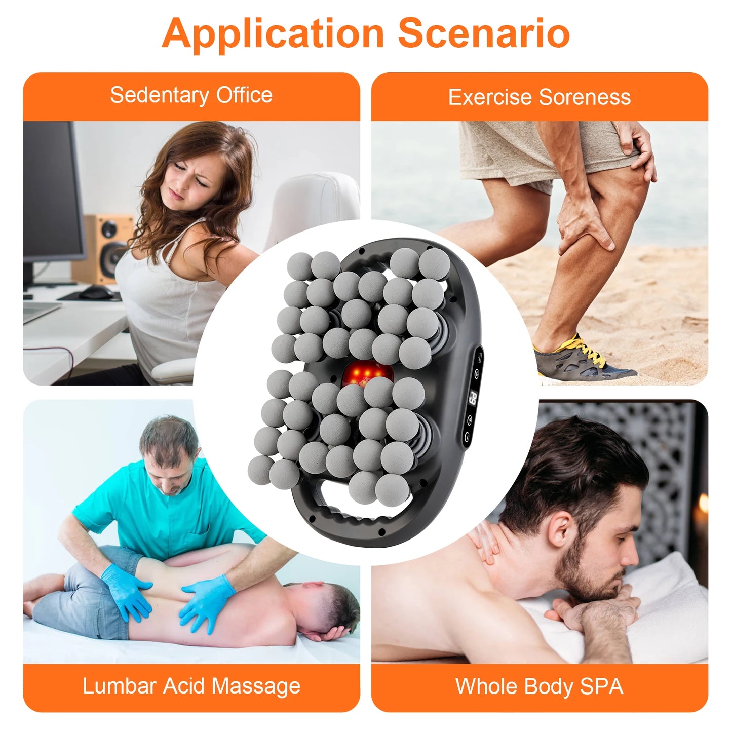 Foreverlily Fascia Massage Gun For Body And Deep Tissue Massager
