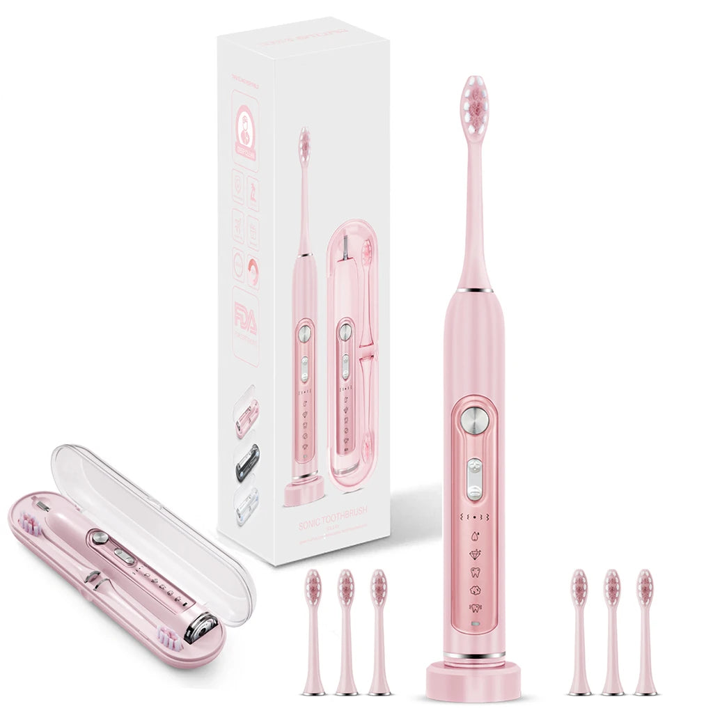 SUBORT S7 Sonic Electric Toothbrush Waterproof For Adults With Timer