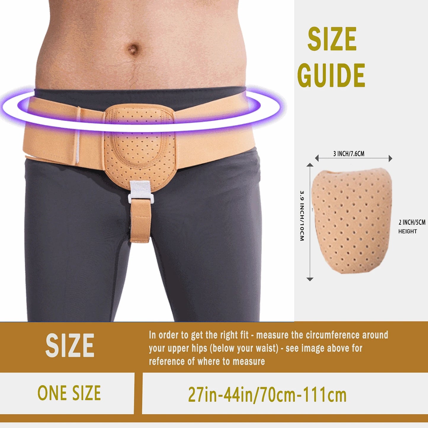 Hernia Belt Truss for Inguinal Hernia Support and Recovery