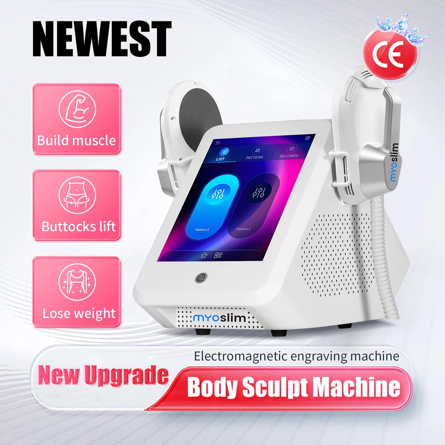 MYOSLIM Body Sculpting EMS RF Muscle Stimulator Device