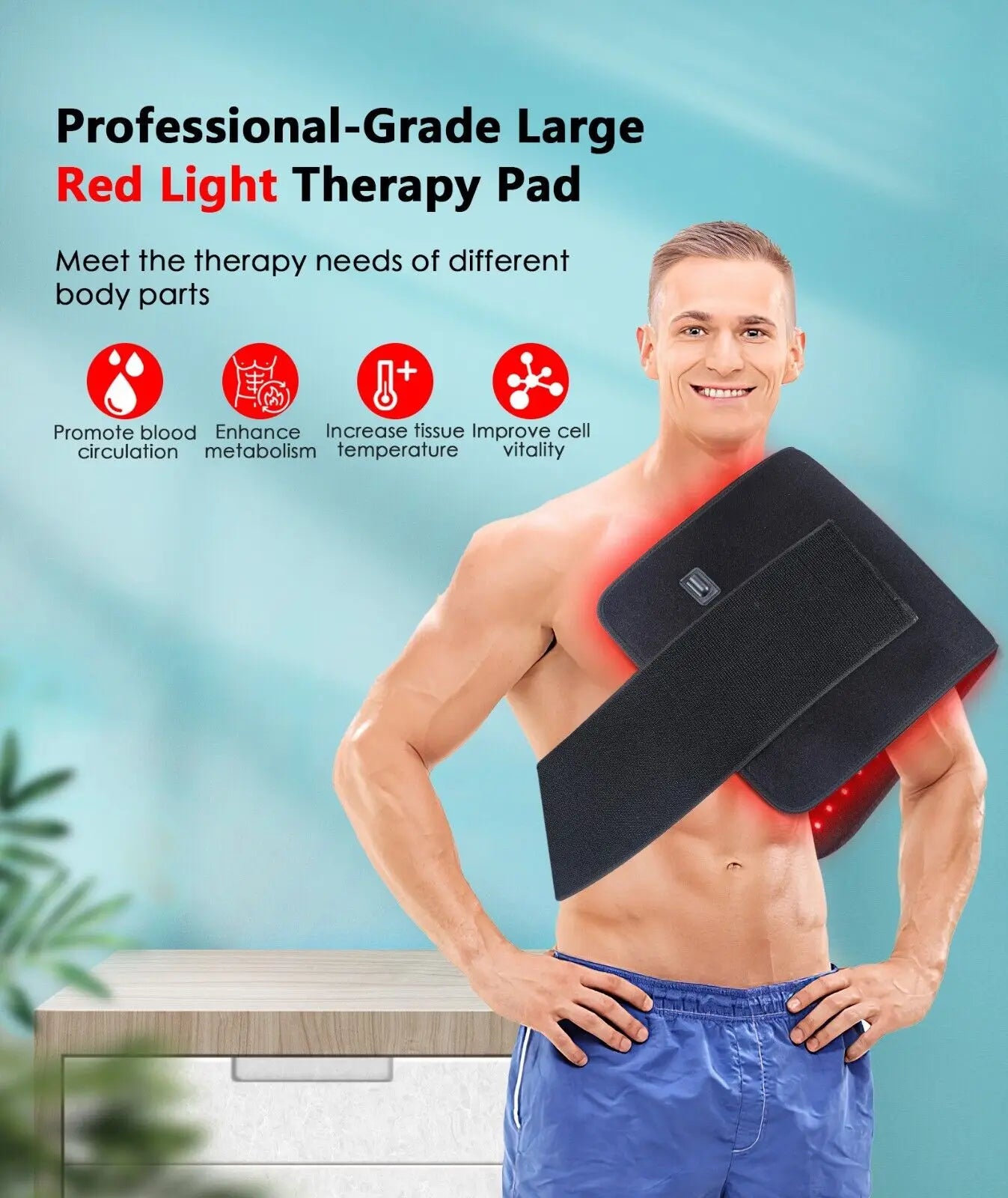 Infrared Therapy Pad 660nm 850nm Pain Relief