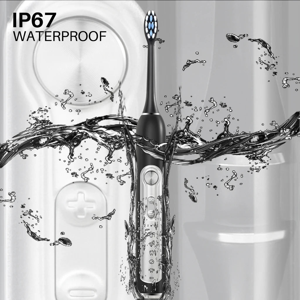 SUBORT S7 Sonic Electric Toothbrush Waterproof For Adults With Timer