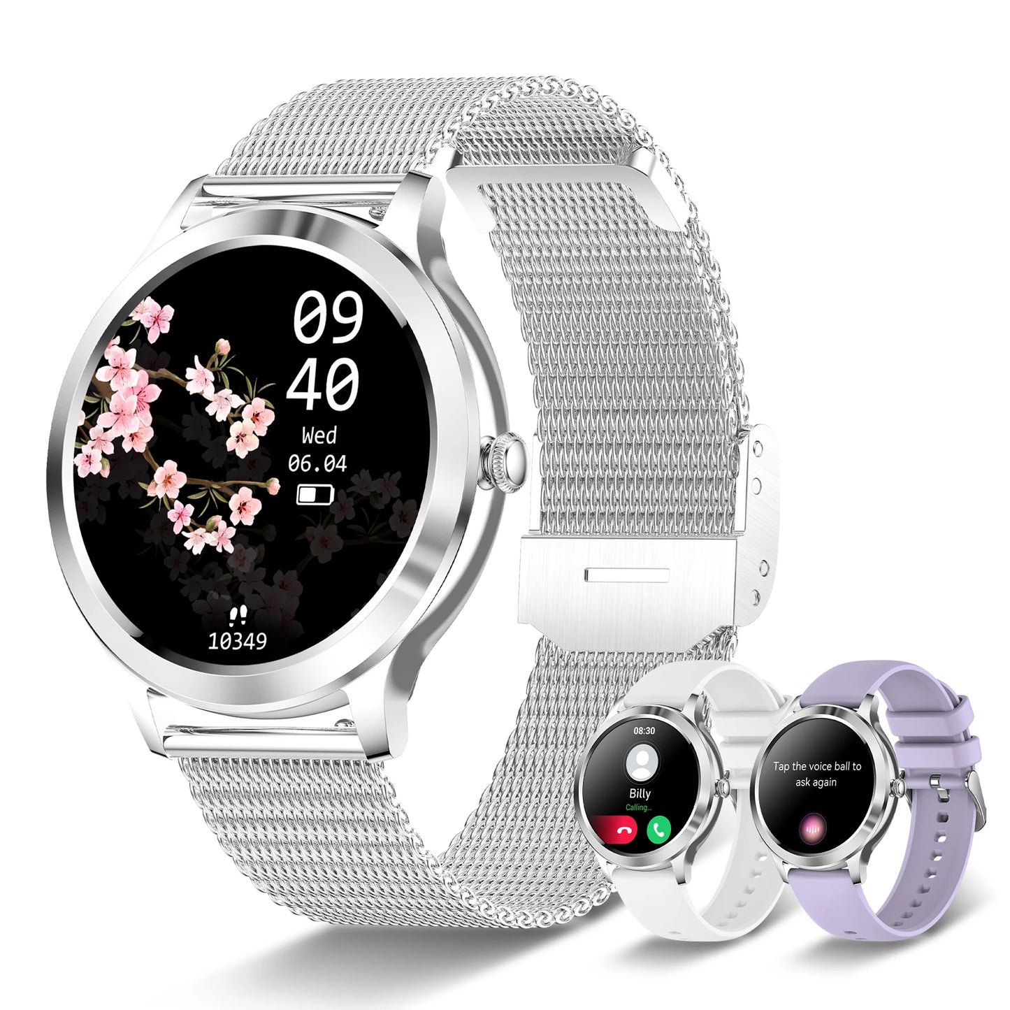 INNOFOVO Women Smart Watch Fitness Tracker With Bluetooth