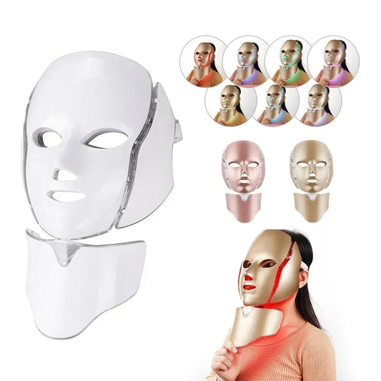 Foreverlily Led Facial Mask With Neck Rejuvenation