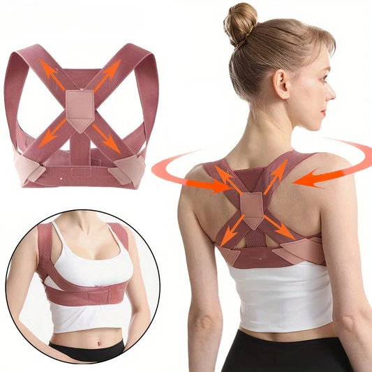 Back Posture Corrector For Adults With Invisible Straps And Spinal Support