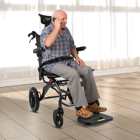 AC976 Reclining Folding Wheelchair for Seniors and Pregnant Women