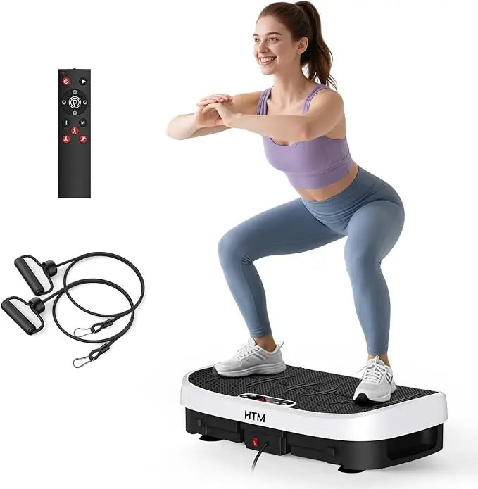 HTM Vibration Plate Fitness Multi-Function Trainer for Home Gym