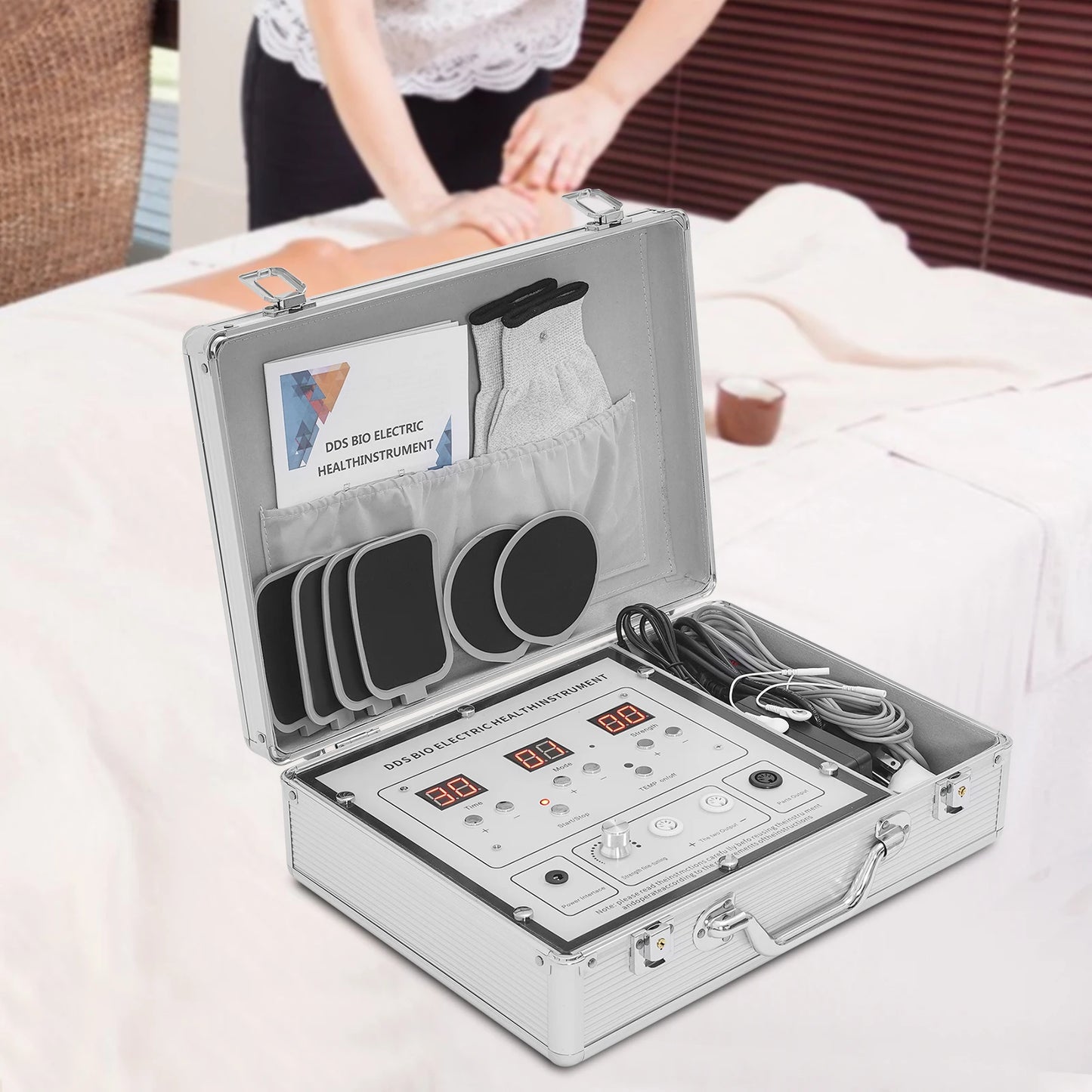 Bymaocar Bioelectric Massager Machine With Pulse Meridian Massage 10 Modes