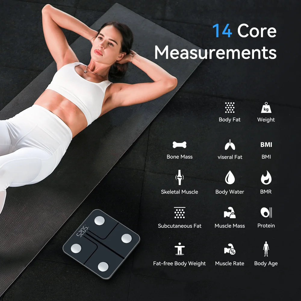 Digital Bluetooth Smart Scale With App For BMI And Body Fat