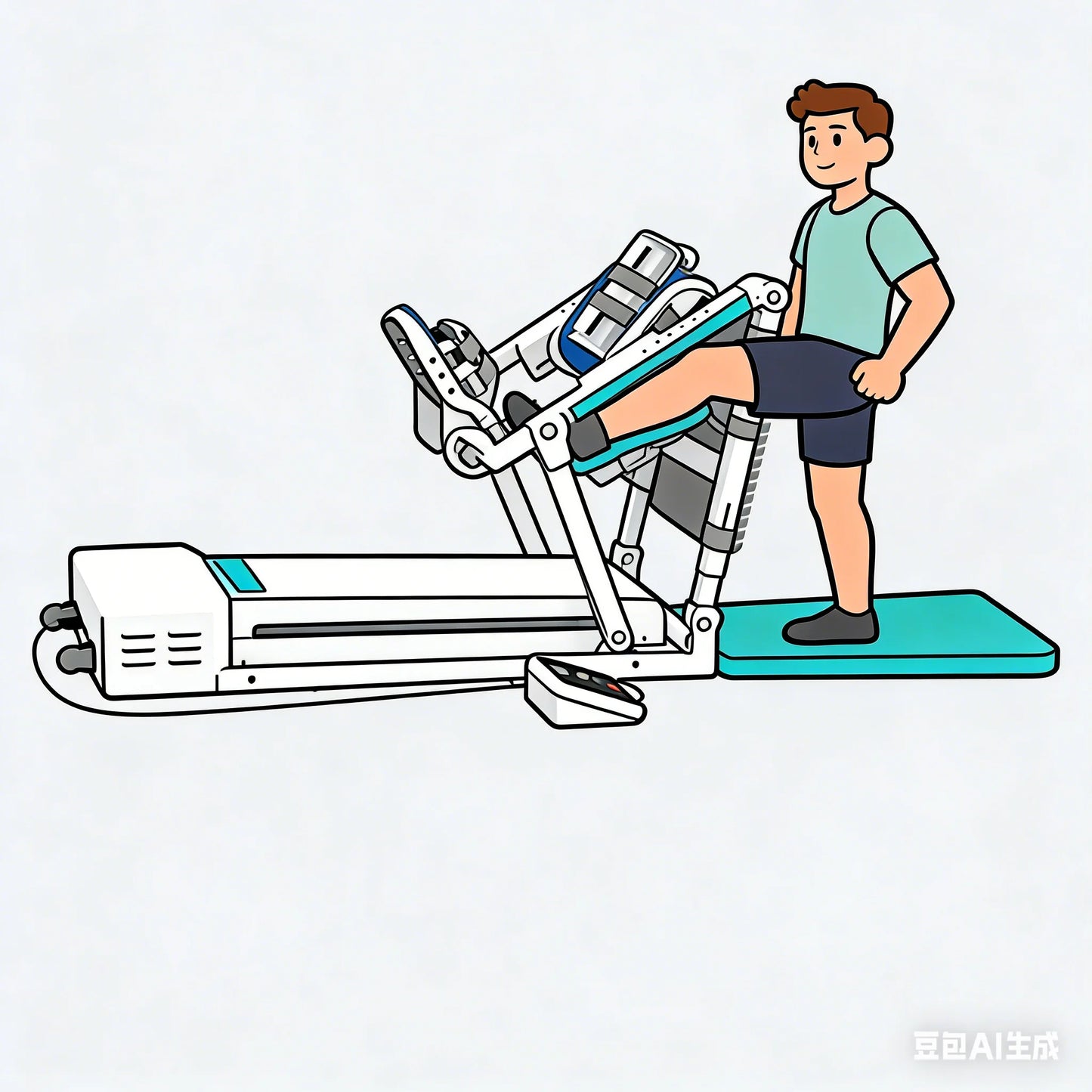 Knee CPM Rehabilitation Machine for Home Use Electric Therapy Device