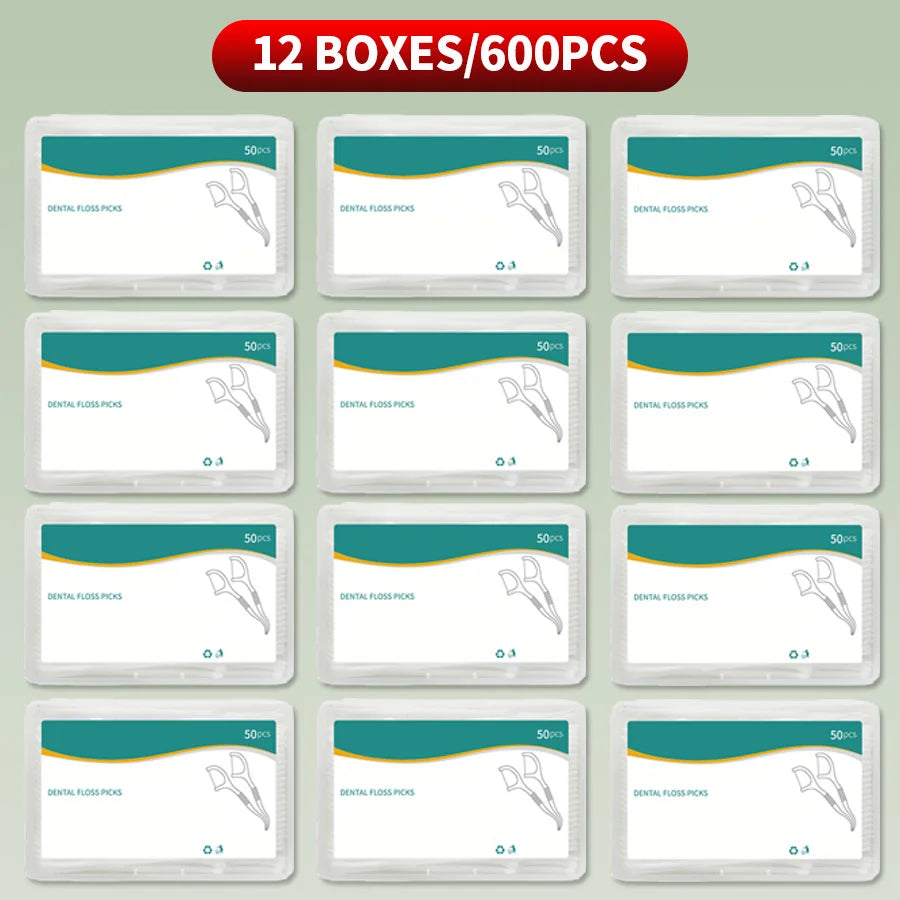 Ultra Fine Dental Floss Sticks For Gap Cleaning Oral Care
