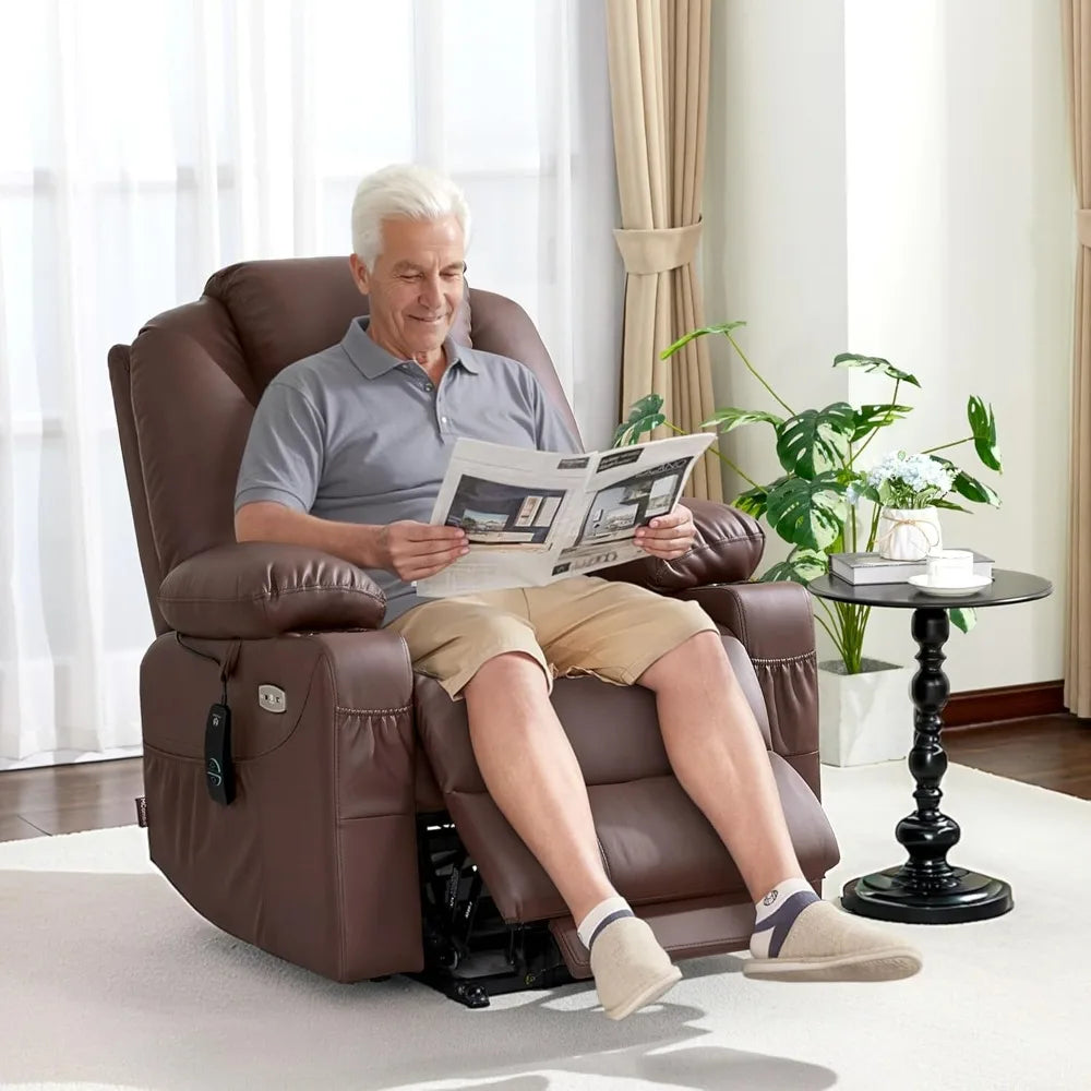 Electric Power Lift Recliner Chair With Massage And Heat