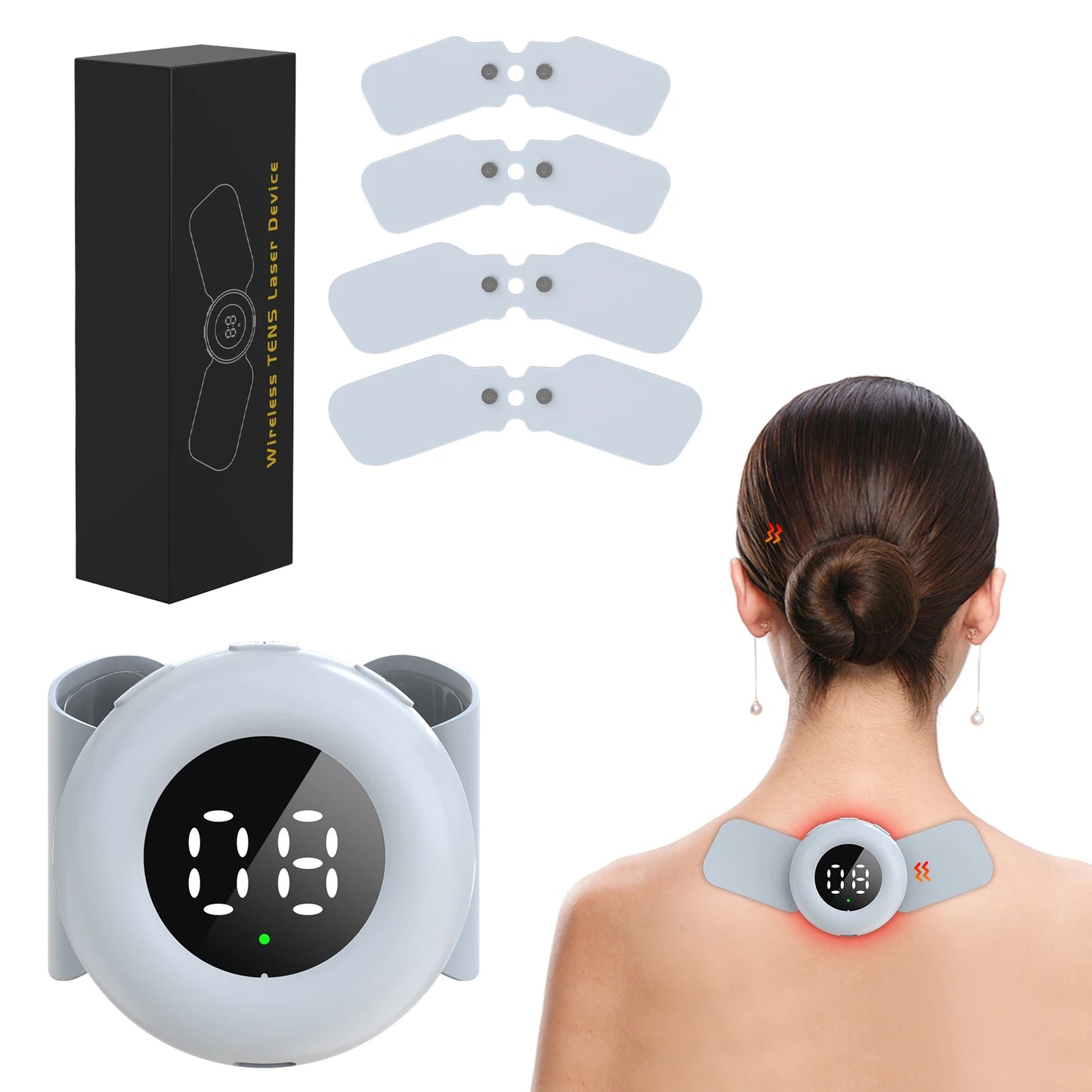 KTS Tens Muscle Stimulator EMS Therapy Near Infrared Device