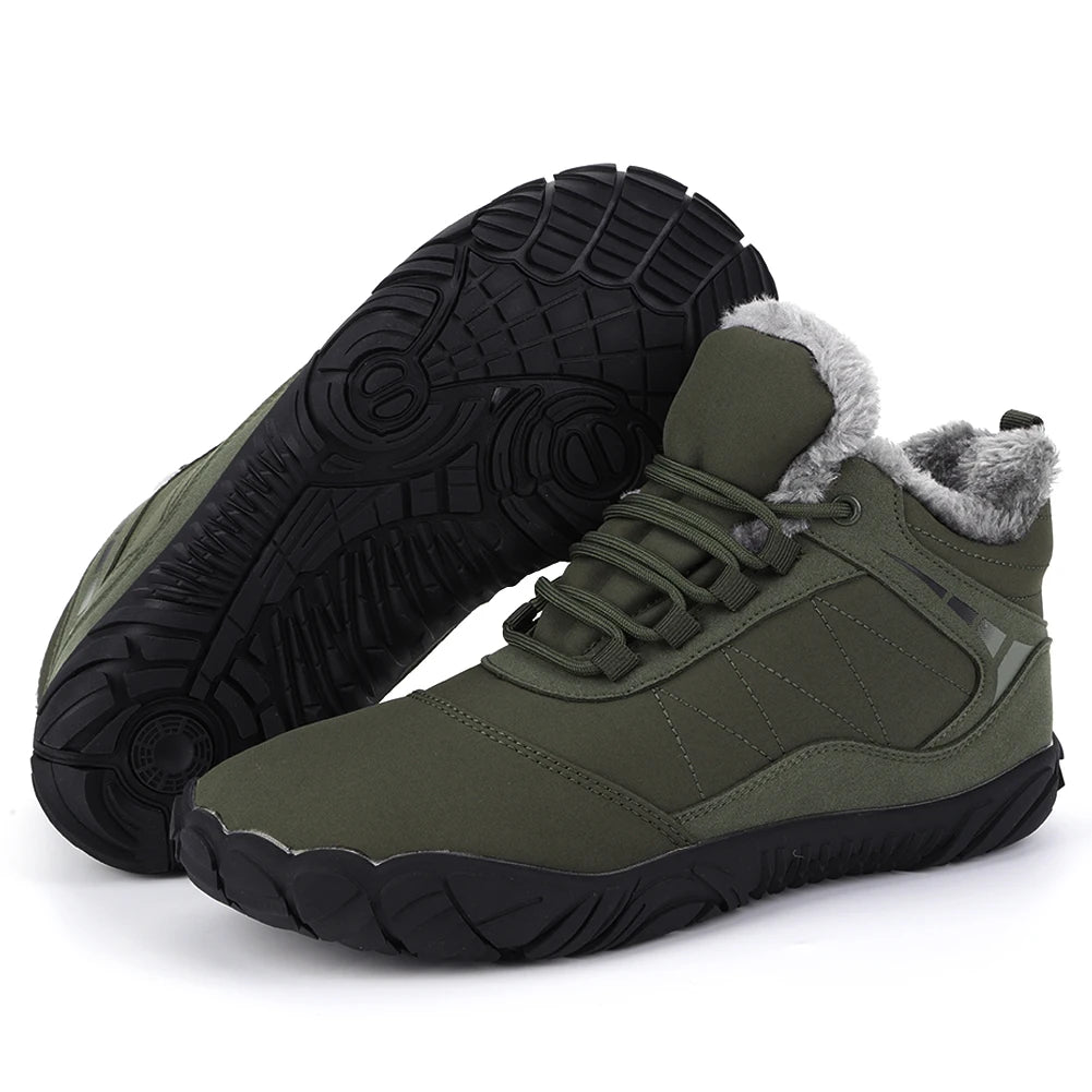 Winter Plush Snow Boots For Travel And Outdoor Trekking