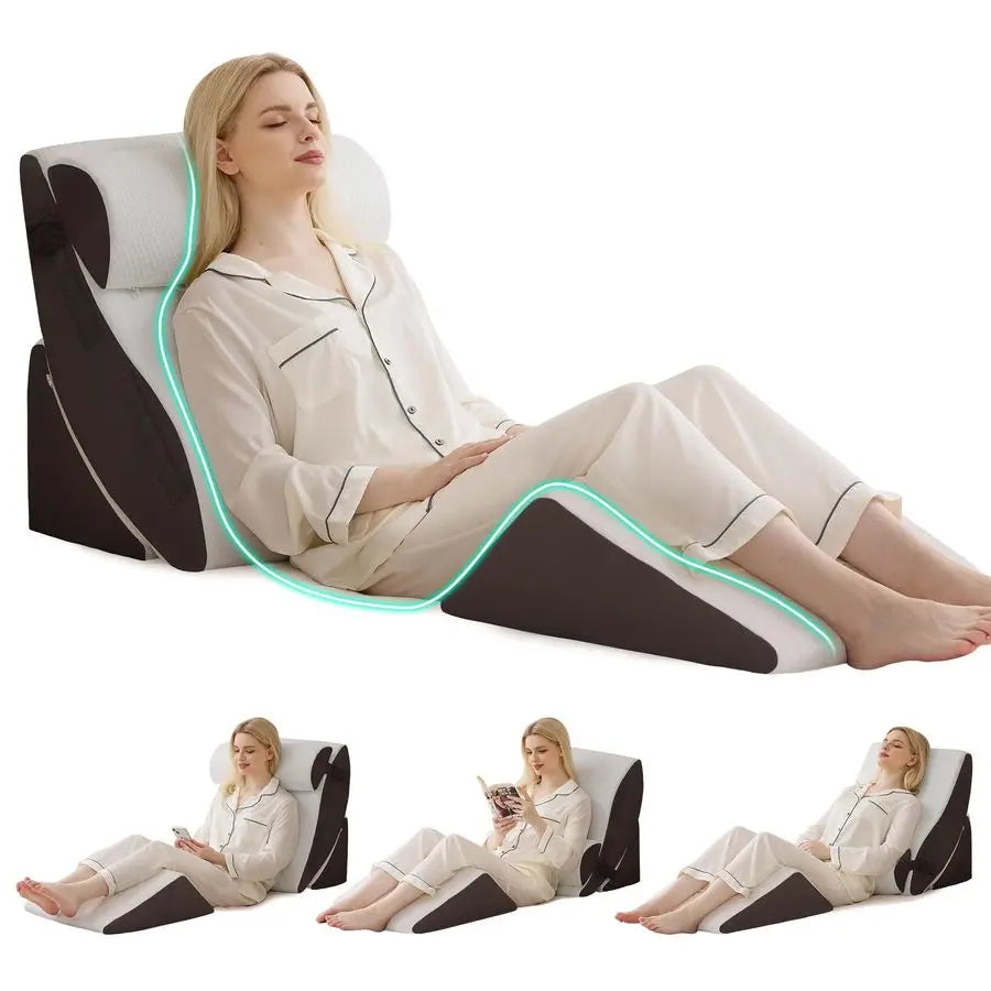 Wedge Pillow Set For After Surgery And Acid Reflux