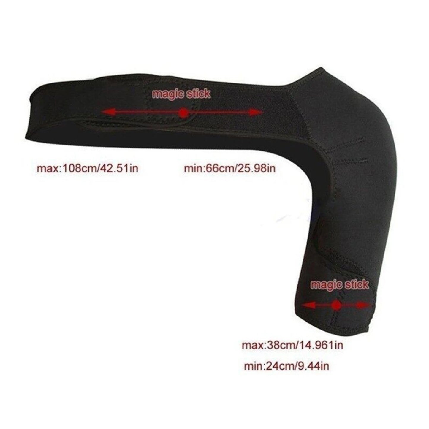 Eelhoe Adjustable Self Heating Shoulder Massager Brace for Pain Relief