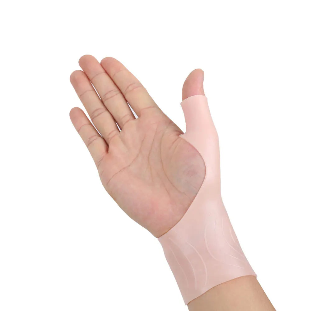 Silicone Gel Therapy Wrist Thumb Support Gloves For Arthritis Carpal Tendonitis