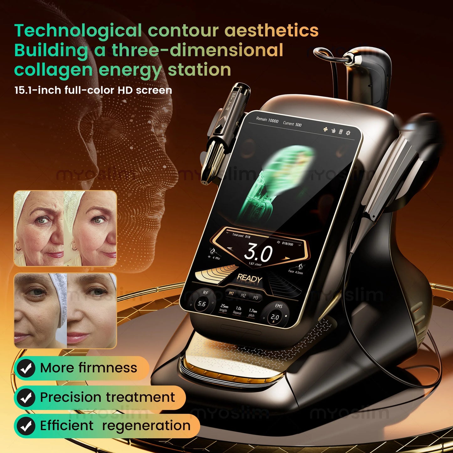 RF Lift Facial Body Firming Machine For Anti Aging Rejuvenation