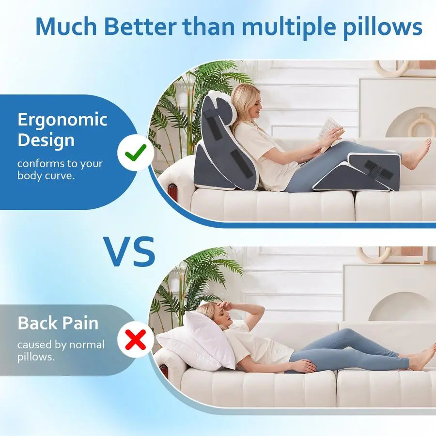 Orthopedic Wedge Pillow Set for Postoperative Recovery and Acid Reflux