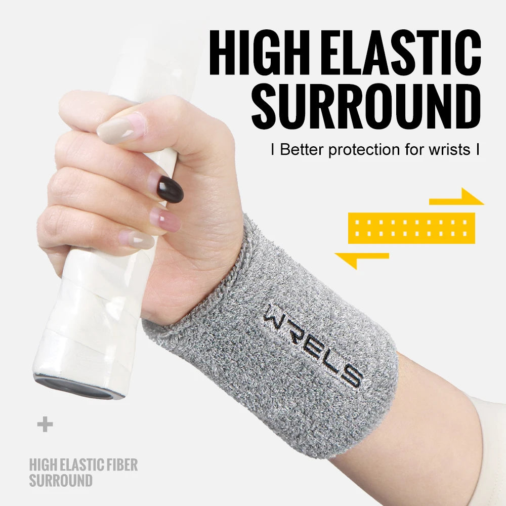 Terry Cloth Moisture Wicking Wristbands For Sports And Workouts