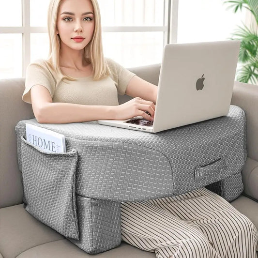Reading Pillow For Laptop Armrest And Lap Desk Support