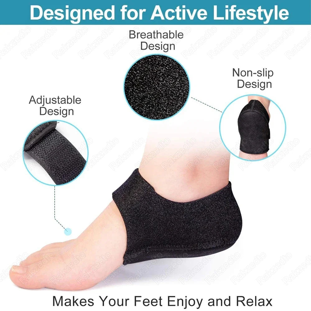 Plantar Fasciitis Heel Spur Foot Support With Gel Heel Cups
