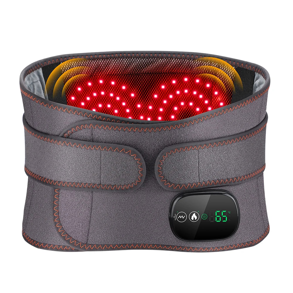PASTSKY Electric Heating Waist Massager With Red Light Vibration