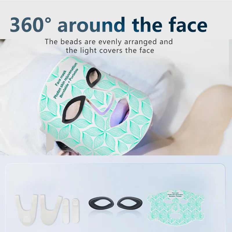 UBilli LED Face Mask 850nm Near Infrared Red Light Therapy