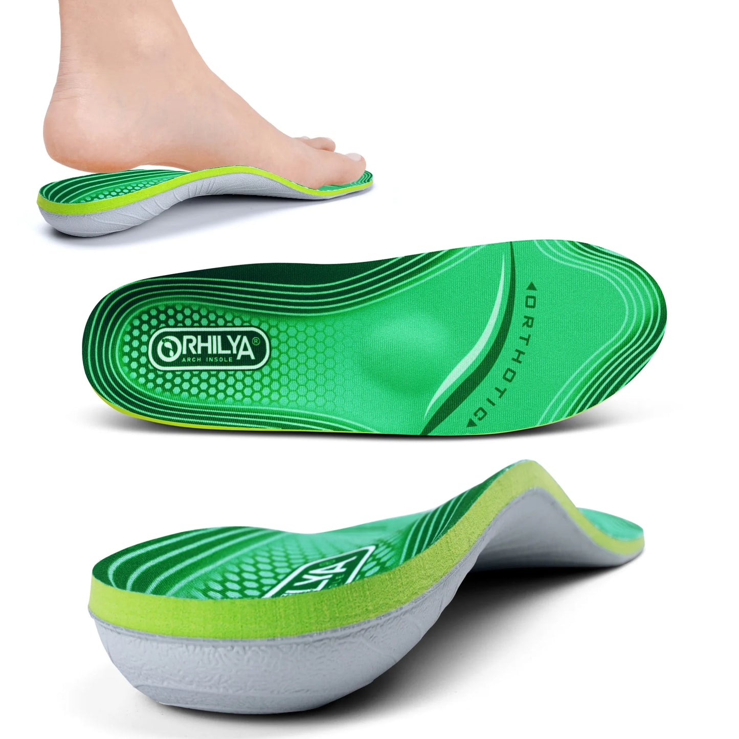 IFITNA Plantar Fasciitis Relief Orthotic Insoles For All Day Comfort